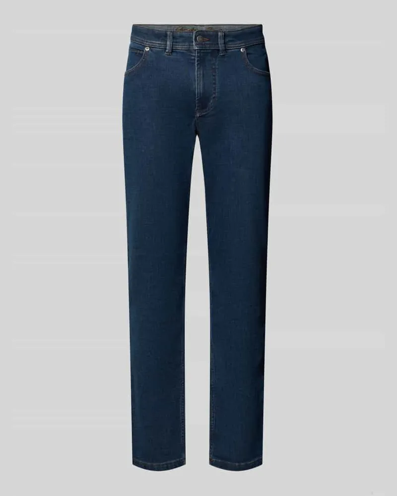 Christian Berg Straight Fit Jeans aus elastischem Baumwoll-Mix Ocean