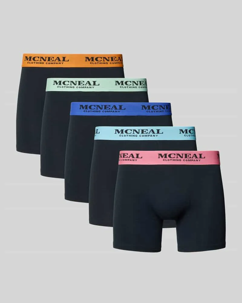 McNeal Trunks mit elastischem Bund im 5er-Pack Black