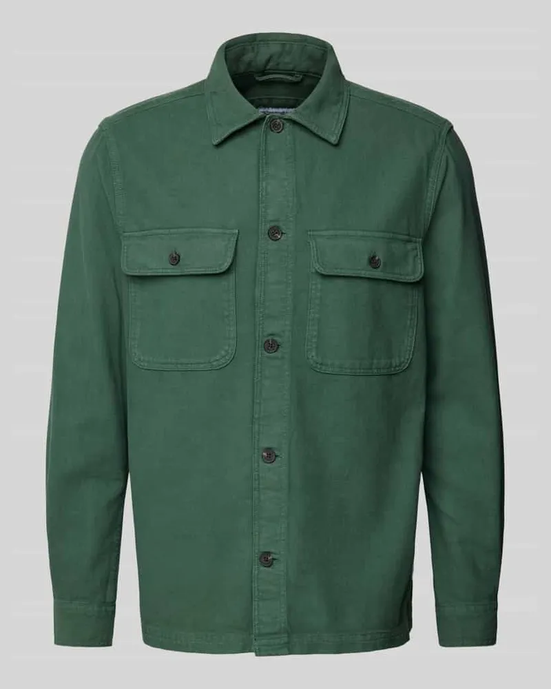 Only & Sons Regular Fit Freizeithemd mit New-Kent-Kragen Modell 'OLIVER 