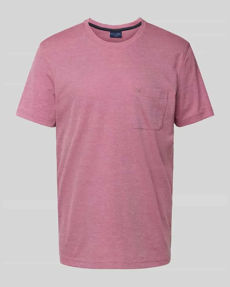 Christian Berg T-Shirt mit Brusttasche 