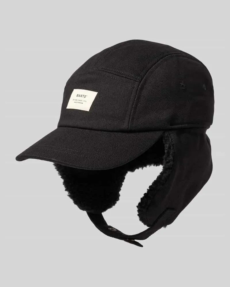 Barts Base Cap mit Logo-Patch Modell 'Hafnar Black
