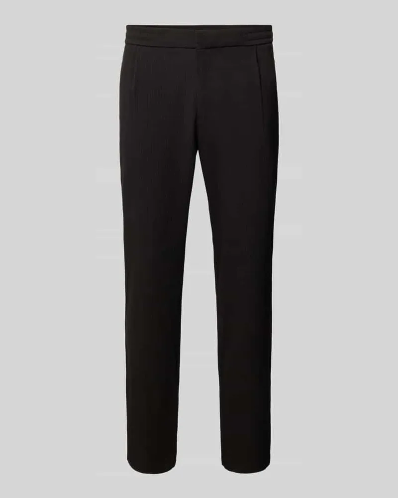McNeal Cordhose mit Haken- und Reißverschluss Black