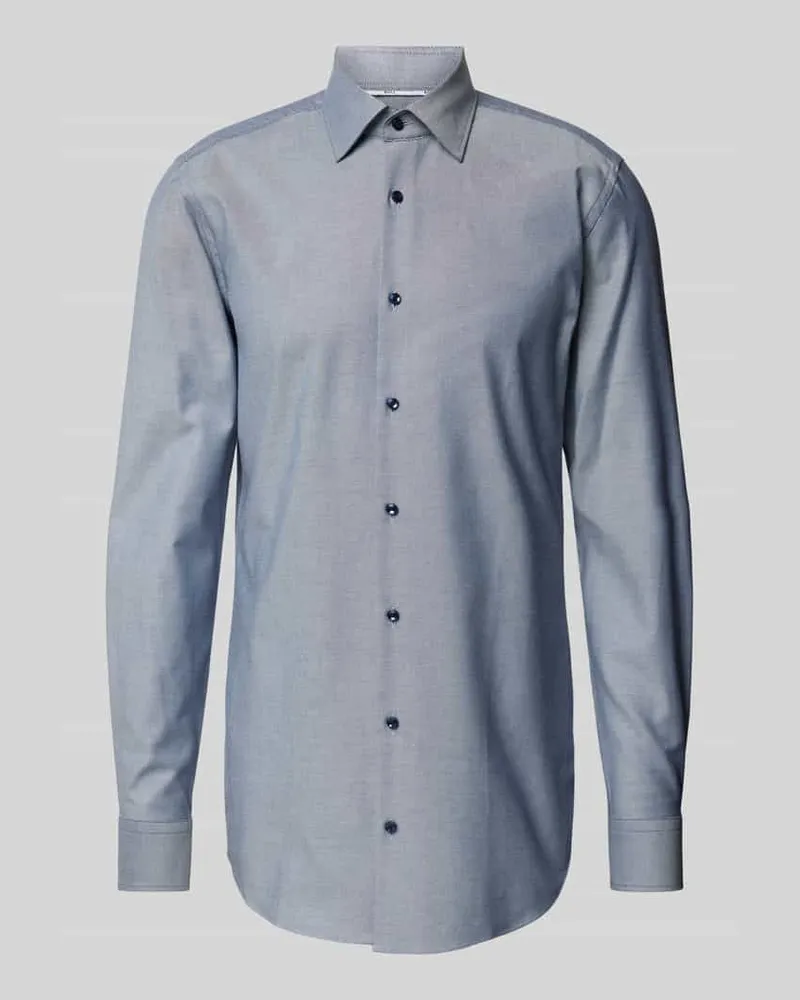 HUGO BOSS Slim Fit Business-Hemd mit extra langem Arm Modell 'Hank 