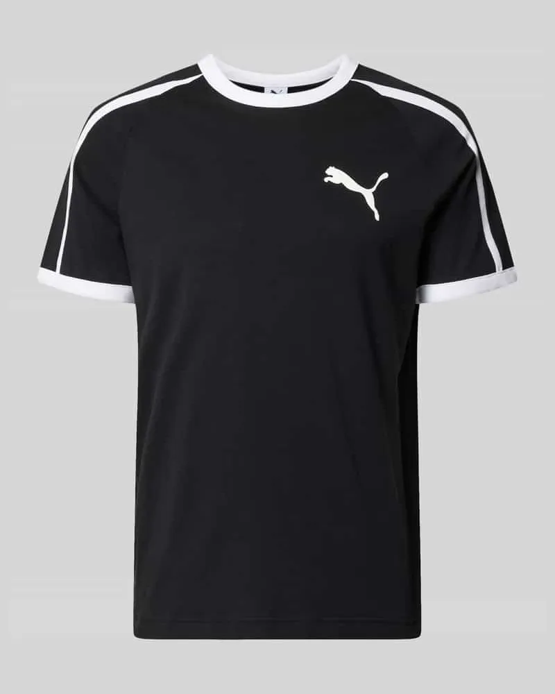 Puma Regular Fit T-Shirt mit Logo-Print Black