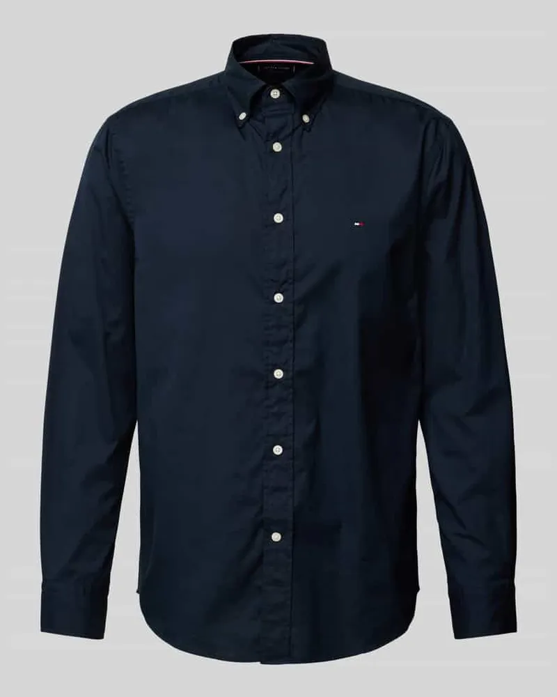 Tommy Hilfiger Freizeithemd mit Knopfleiste Marine
