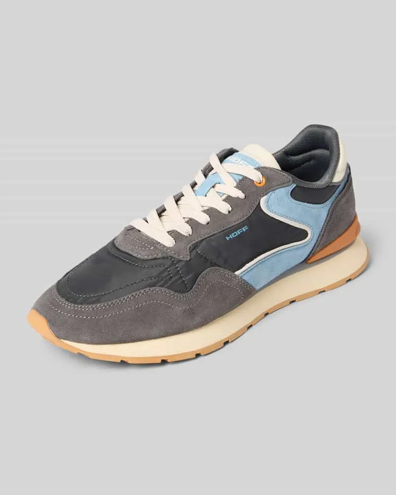 HOFF Sneaker aus echtem Leder Modell 'City Anthrazit
