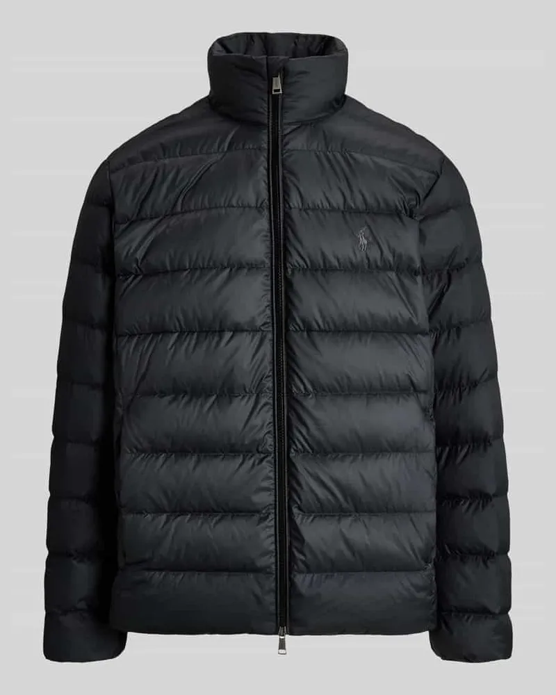 Ralph Lauren Regular Fit Steppjacke mit Logo-Stitching Black