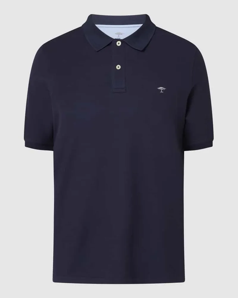 Fynch-Hatton Regular Fit Poloshirt mit Label-Stitching 