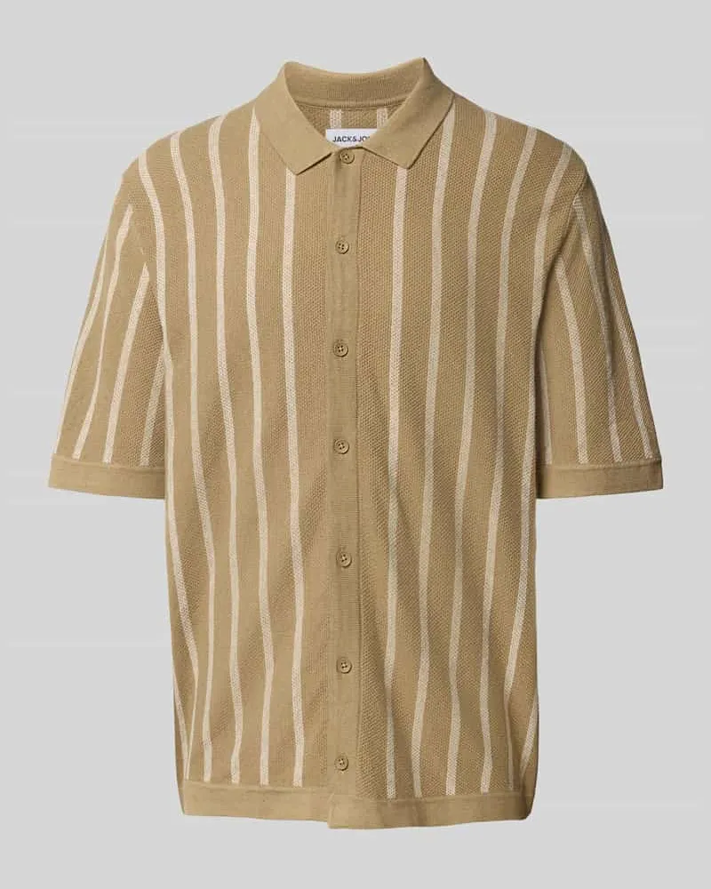 Jack & Jones Freizeithemd mit Knopfleiste Modell 'EMIL 