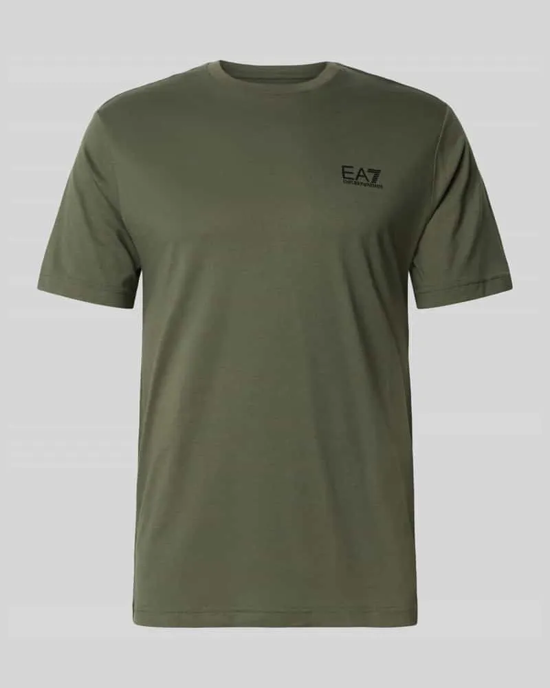 EA7 T-Shirt mit Label-Print 