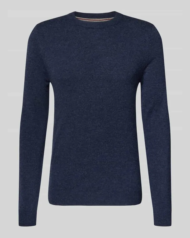 McNeal Strickpullover aus Woll-Mix mit Kaschmir-Anteil Marine