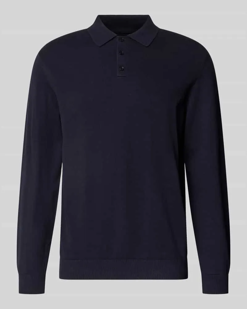 McNeal Regular Fit Strickpullover aus Baumwoll-Mix mit Kaschmir-Anteil Marine