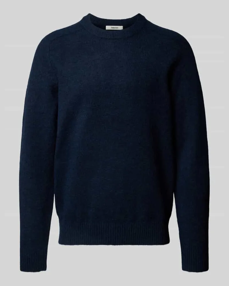 Selected Homme Regular Fit Strickpullover mit Alpaka-Woll-Mix Modell 'RAI 