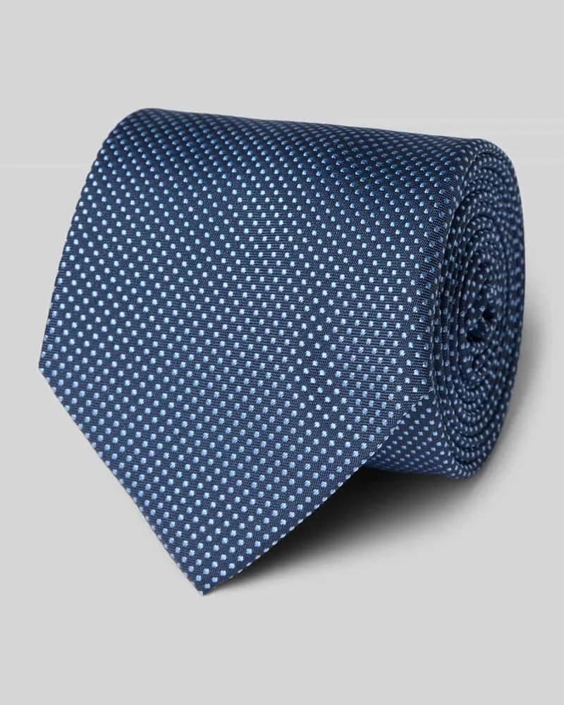 HUGO BOSS Krawatte aus Seiden-Mix Marine