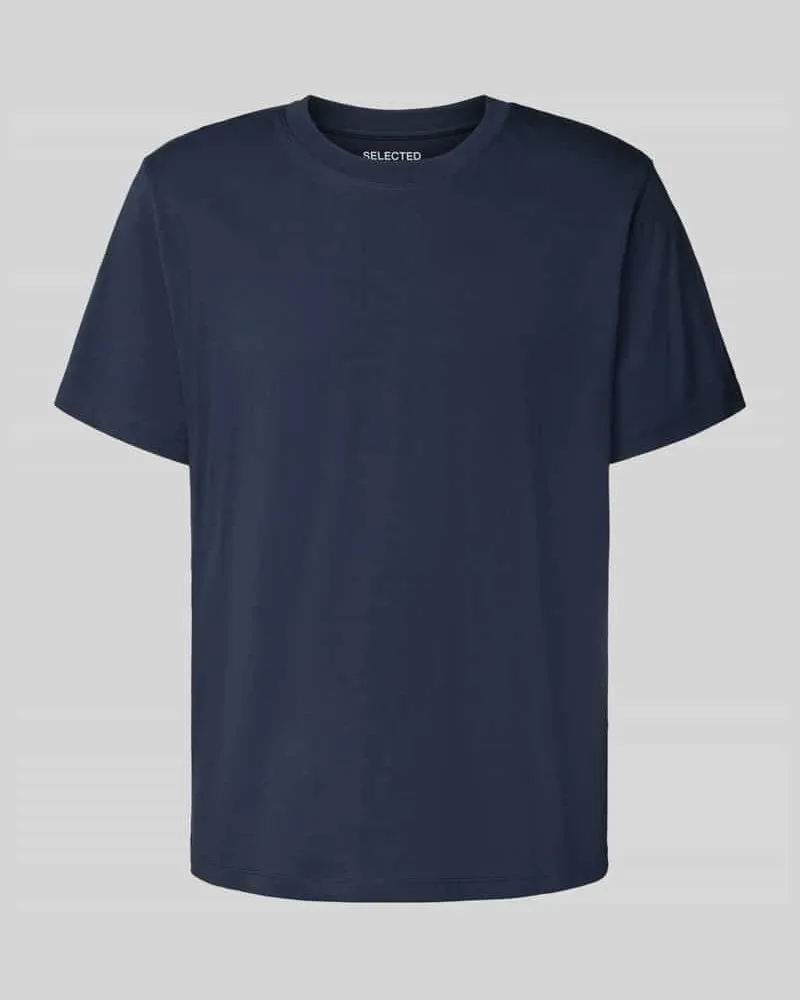 Selected Homme Regular Fit T-Shirt aus Baumwoll-Mix Modell 'ASPEN 
