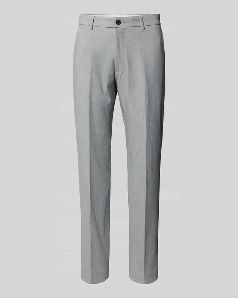 S.Oliver Slim Fit Anzughose mit Strukturmuster 