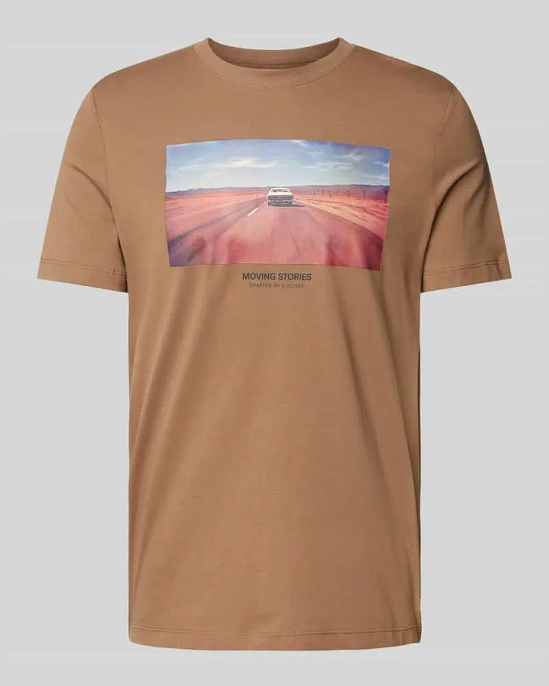 S.Oliver Regular Fit T-Shirt aus reiner Baumwolle 