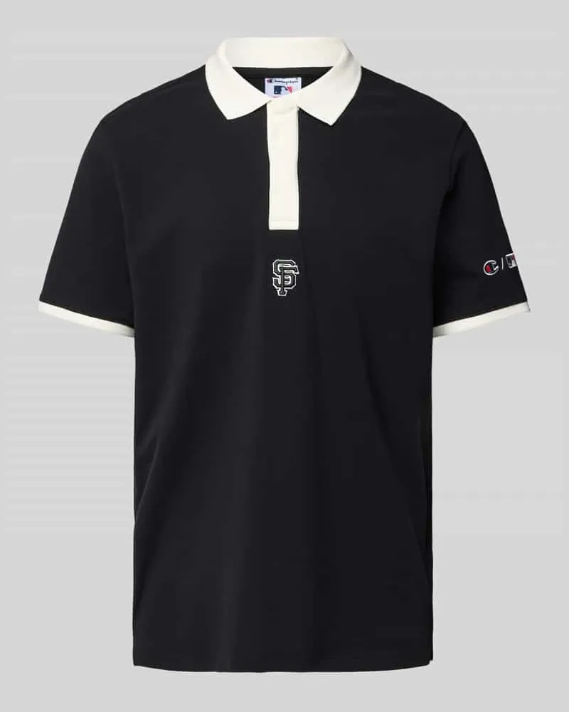 Champion Poloshirt mit Label-Stitching 