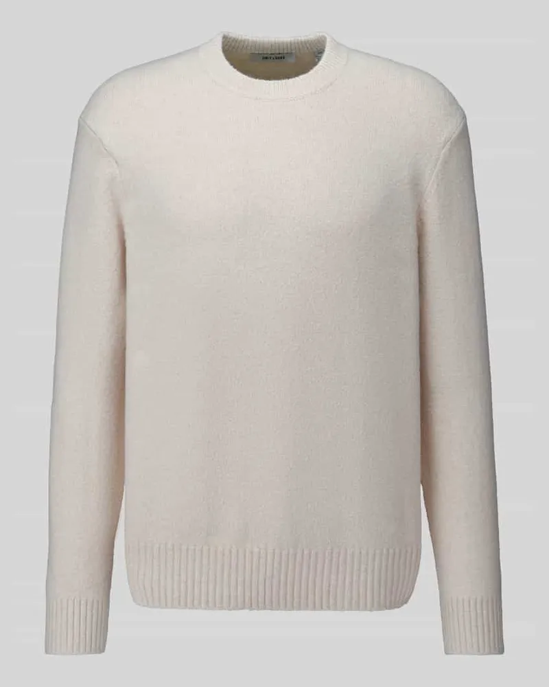 Only & Sons Relaxed Fit Pullover aus Baumwoll-Mix mit Woll-Anteil Modell 'JAMES Offwhite