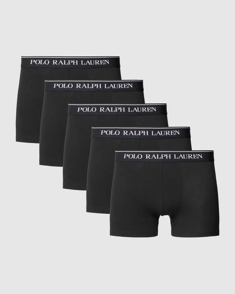 Ralph Lauren Trunks mit elastischem Logo-Bund im 5er-Pack 