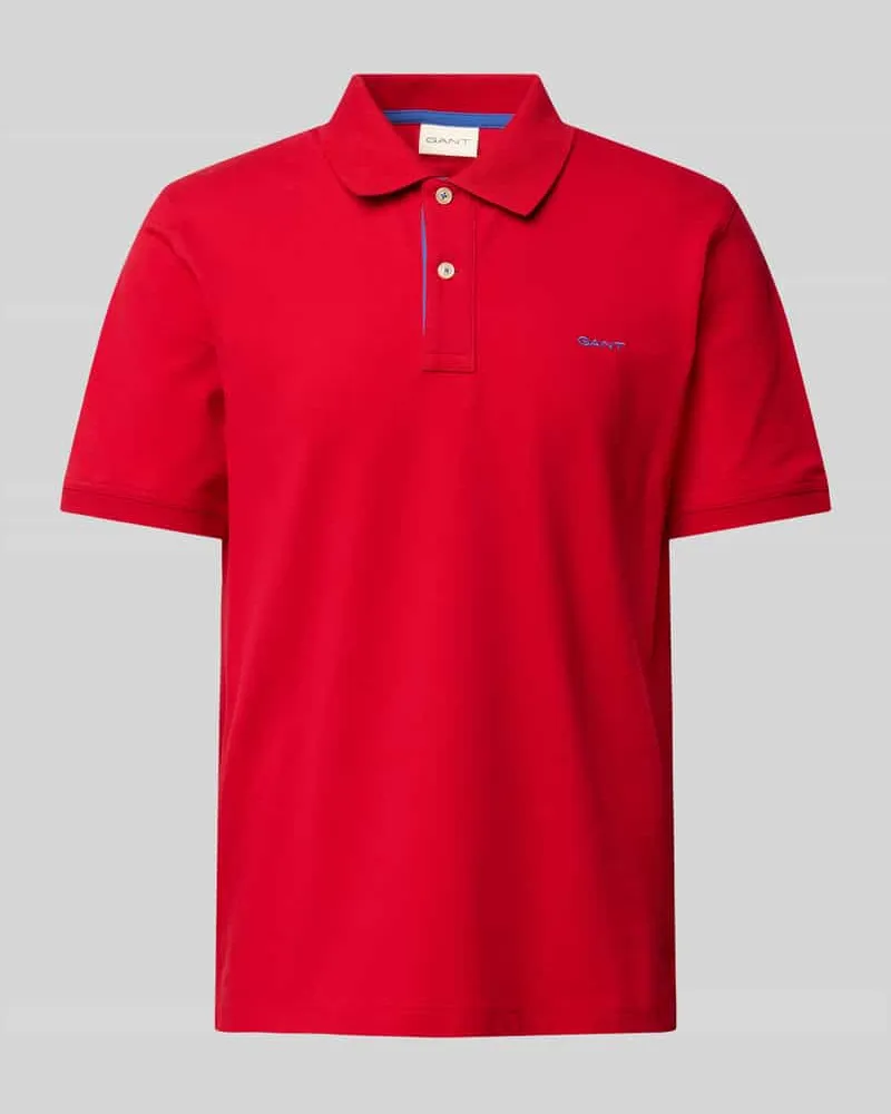 Gant Regular Fit Poloshirt mit Label-Stitching 