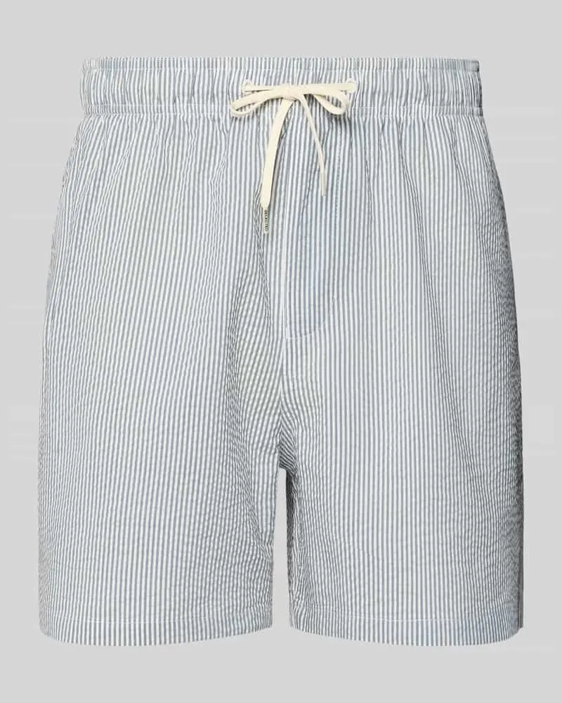 Selected Homme Badehose mit Baumwoll-Anteil Modell 'COOPER Sky