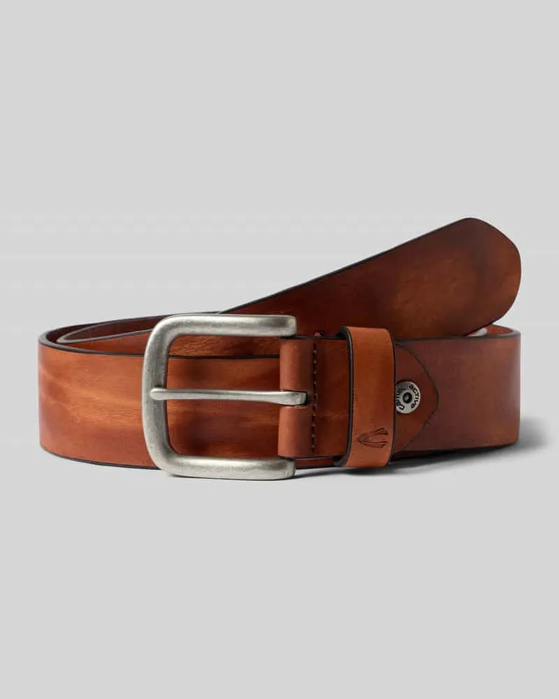 Camel Active Gürtel aus echtem Leder Cognac
