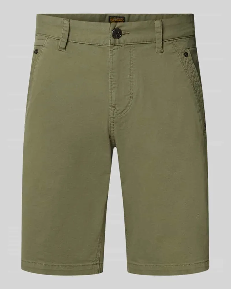 PME Legend Shorts mit Eingrifftaschen Oliv
