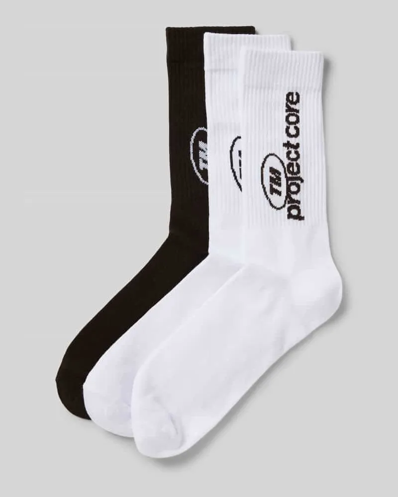 Jack & Jones Socken mit Stretch-Anteil Modell 'AERO' im 3er-Pack Dunkelbraun