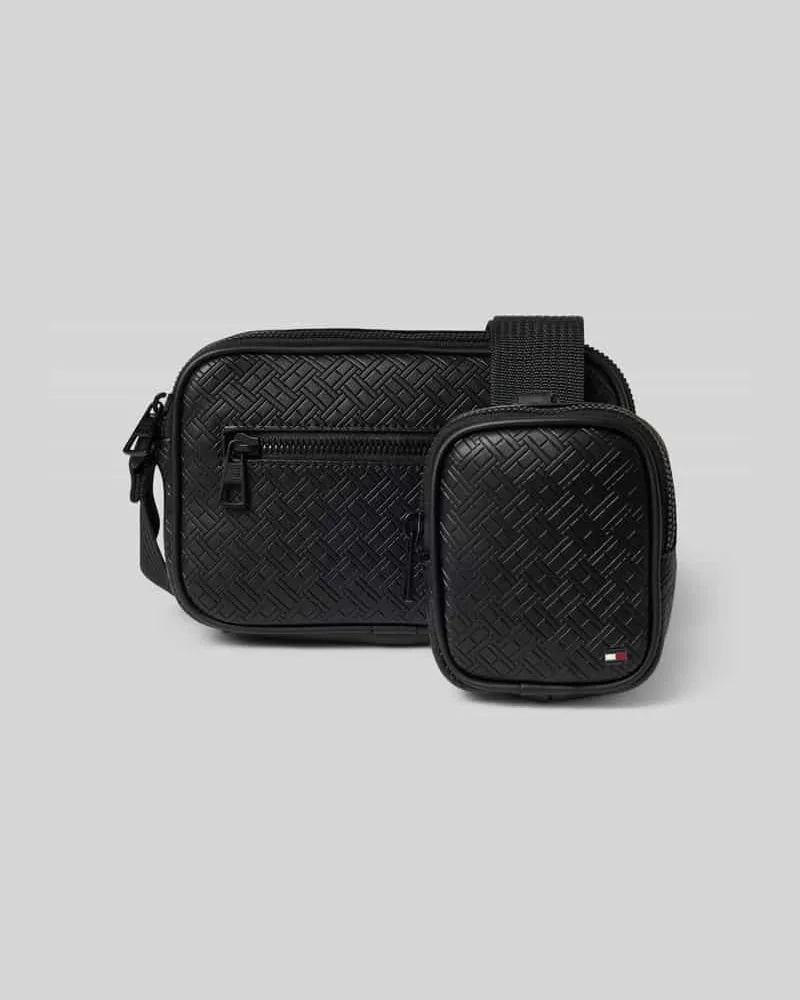 Tommy Hilfiger Umhängetasche mit Label-Detail Modell 'EMBOSSED FLAG MODULAR Black