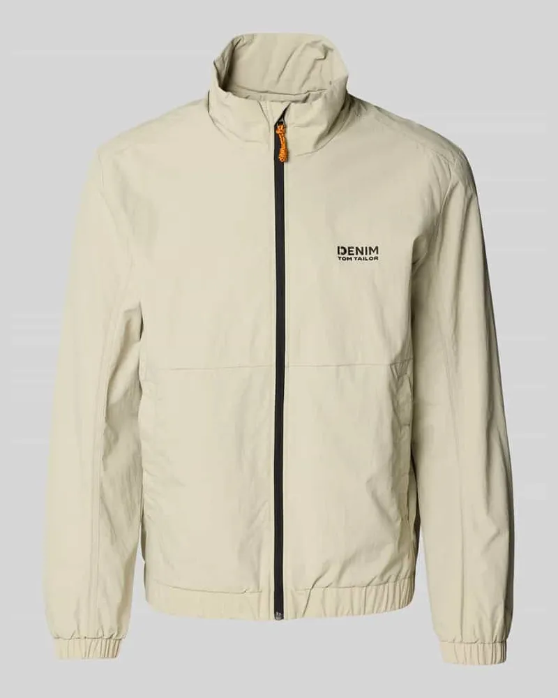Tom Tailor Regular Fit Funktionsjacke mit Label Stitching 