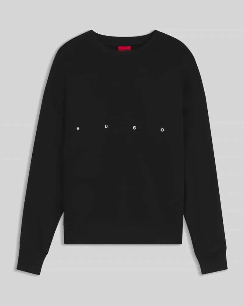 HUGO BOSS Oversize Sweatshirt mit Rücken-Print Black