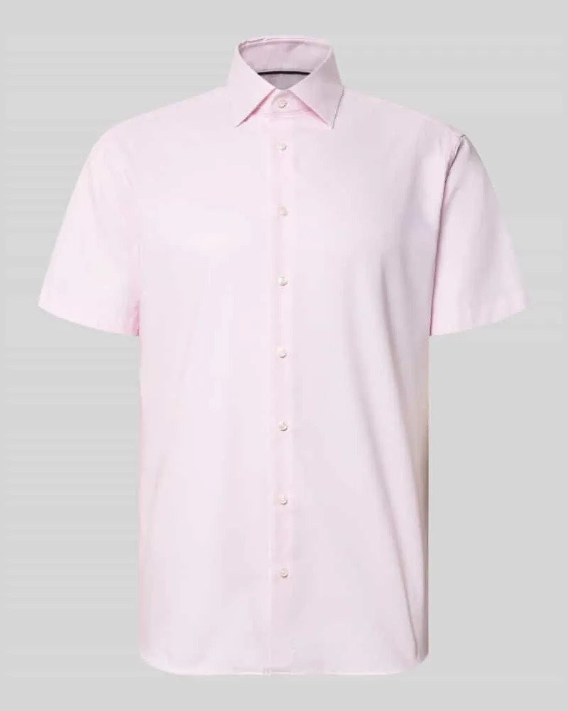 Christian Berg Regular Fit Business-Hemd mit Kentkragen Pink
