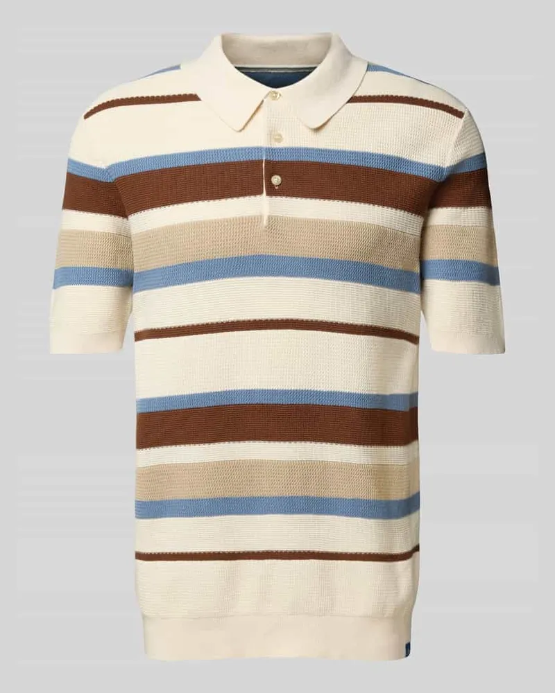 Scotch&Soda Poloshirt mit kurzer Knopfleiste 