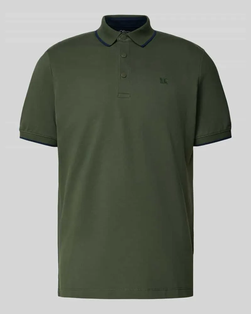 S.Oliver Regular Fit Poloshirt aus Baumwoll-Mix 