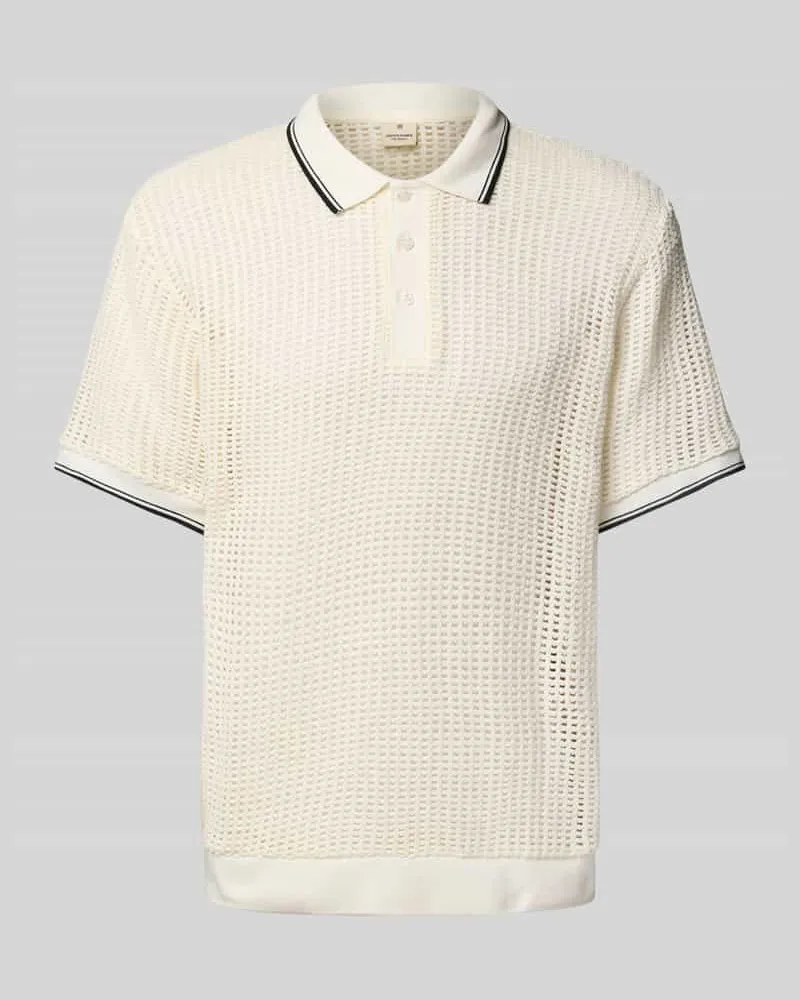 Jack & Jones Poloshirt mit Strukturmuster Modell 'BLUCOHEN 