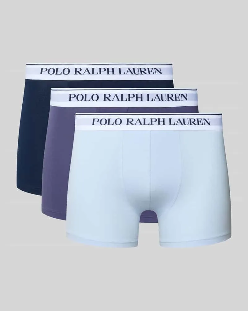 Ralph Lauren Trunks mit elastischem Logo-Bund im 3er-Pack Violett