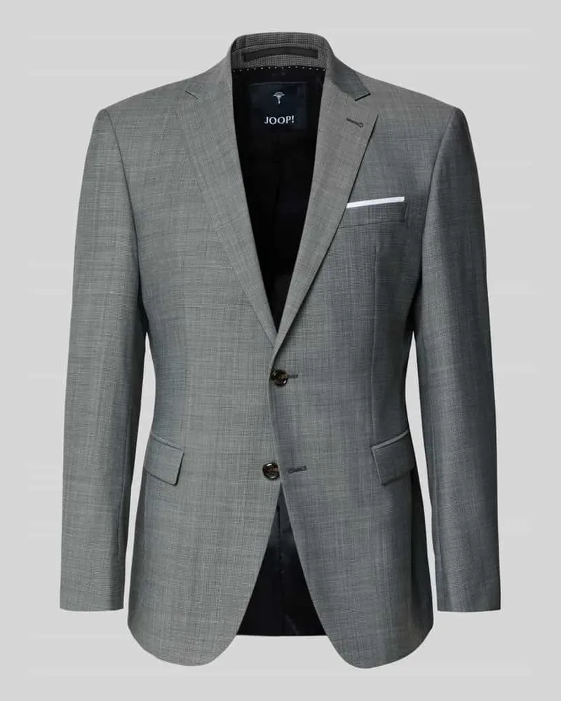 JOOP! Slim Fit 2-Knopf-Sakko mit Woll-Anteil Modell 'Finch Anthrazit