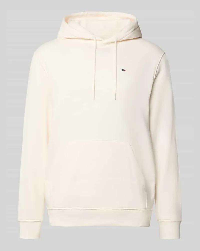 Tommy Hilfiger Regular Fit Hoodie aus Baumwoll-Mix Offwhite