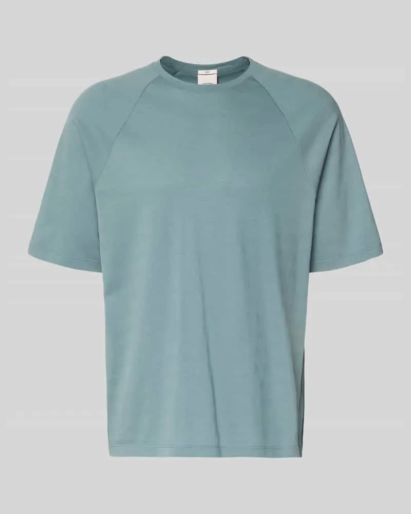 Calvin Klein Regular Fit T-Shirt aus reiner Baumwolle Helltuerkis