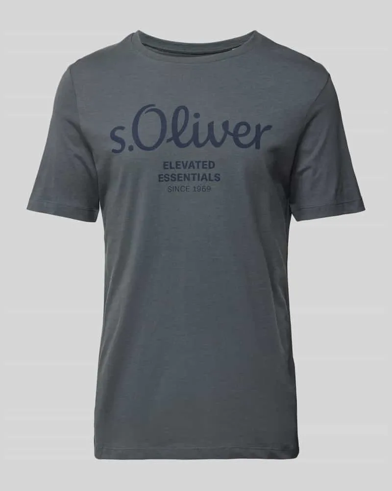 S.Oliver T-Shirt mit Label-Print 