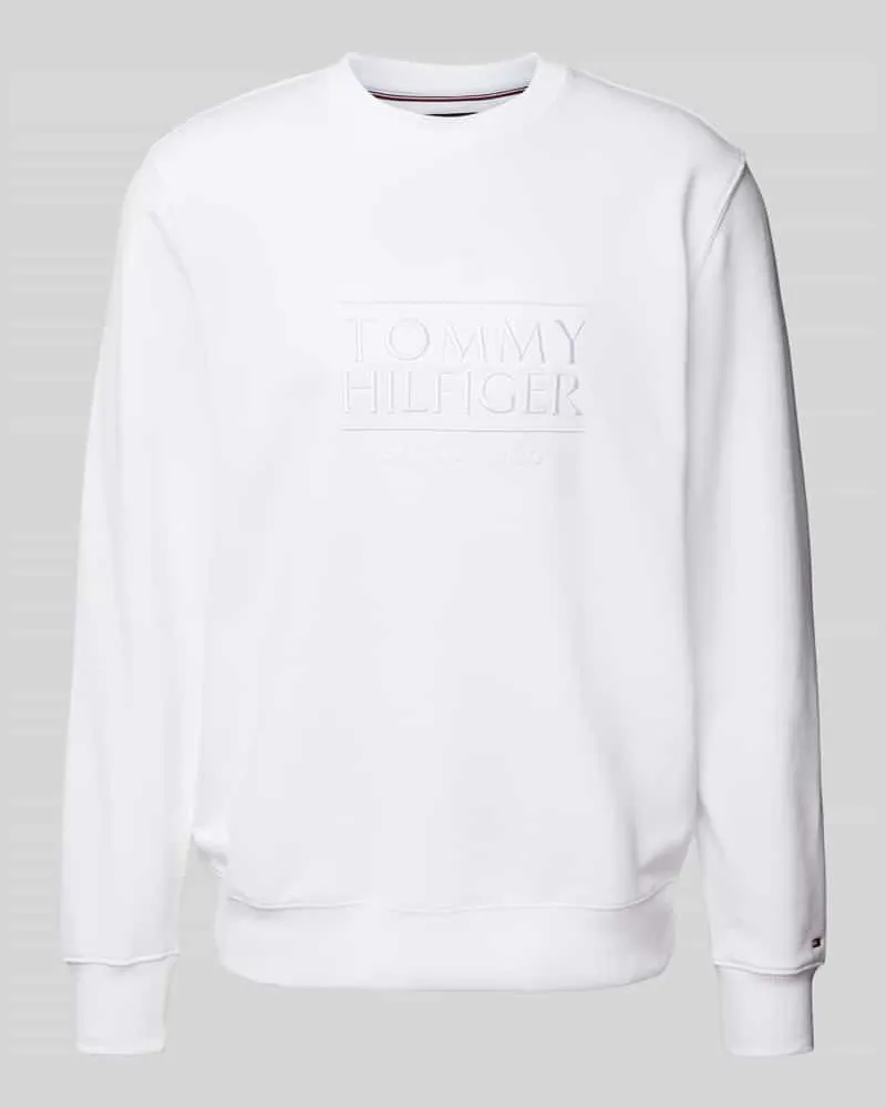 Tommy Hilfiger Regular Fit Sweatshirt aus reiner Baumwolle 