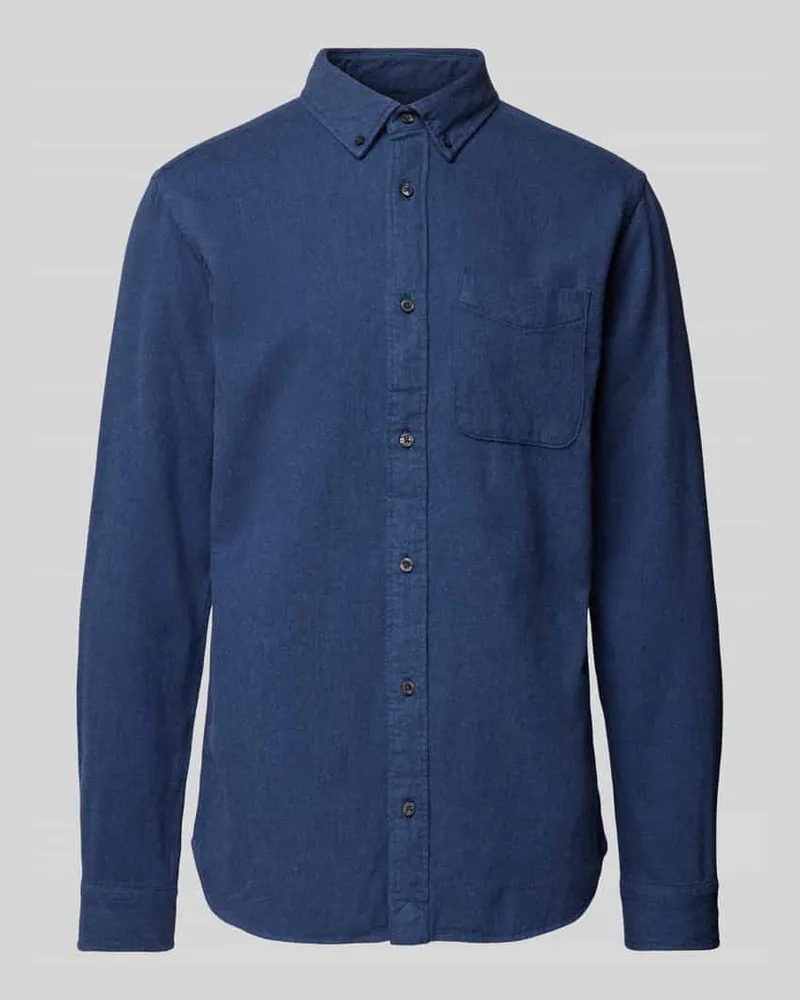 Jack & Jones Freizeithemd mit Button-Down-Kragen Modell 'BROOK 