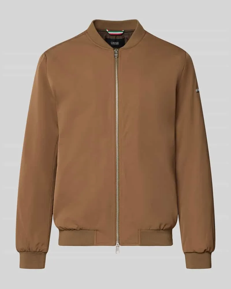 cinque Jacke mit Zweiwege-Reißverschluss Modell 'RAPID Camel