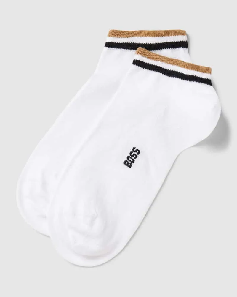 HUGO BOSS Sneakersocken mit Label-Detail im 2er-Pack 