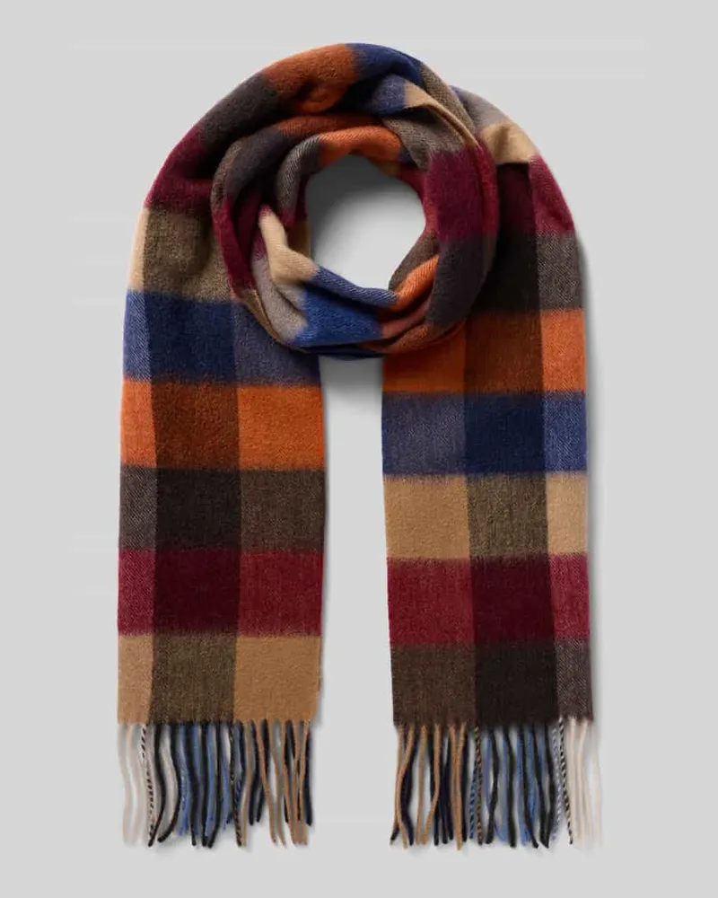 Ascot Wollschal mit Kaschmir-Anteil Rot