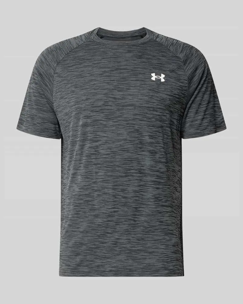 Under Armour Regular Fit Sport-T-Shirt mit Logo-Print Black