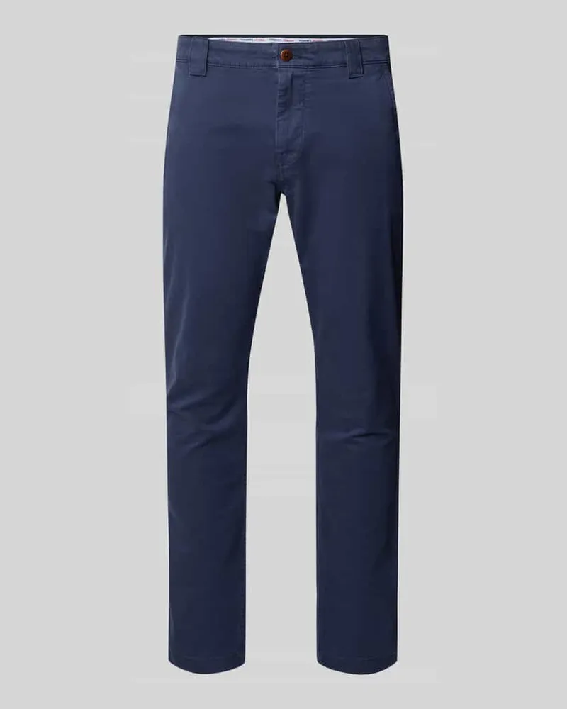 Tommy Hilfiger Regular Fit Chino aus Baumwoll-Mix Modell 'SCANTON Marine