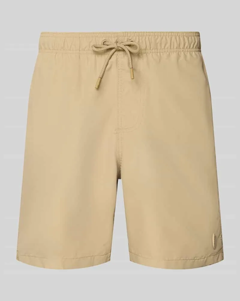 Shiwi Badehose mit Label-Patch Modell 'Mike Sand