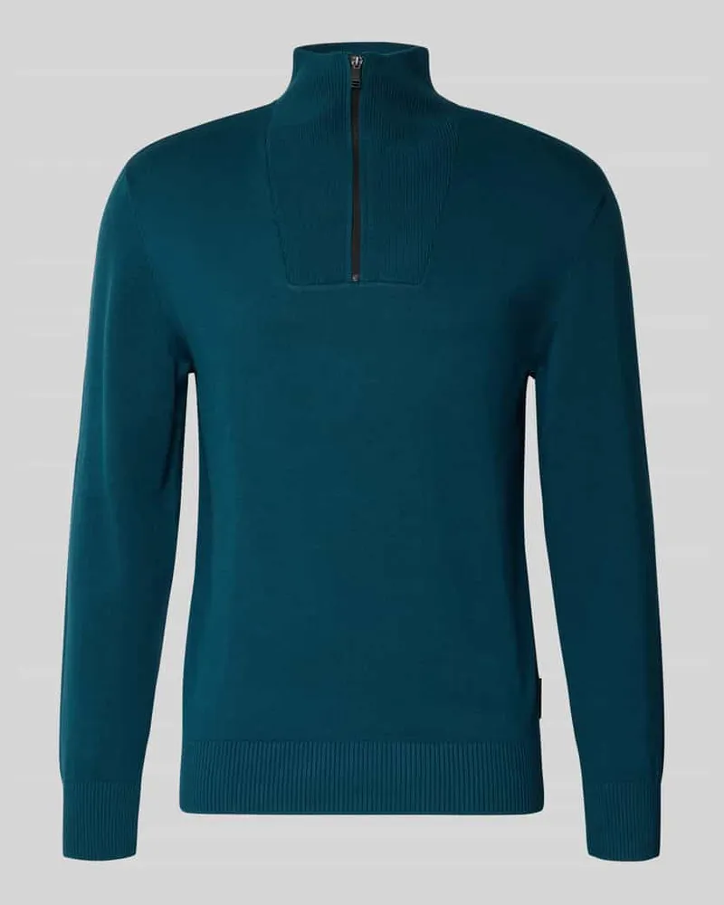 Tom Tailor Regular Fit Troyer aus reiner Baumwolle 